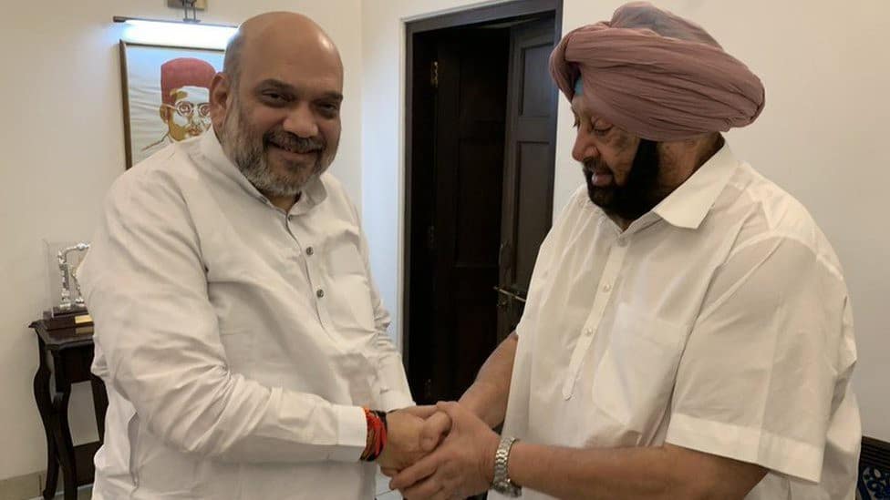कैप्टन अमरिंदर सिंह और अमित शाह की मुलाकात ने कांग्रेस की उड़ायी नींद अटकलो के घेरे में कई सवाल