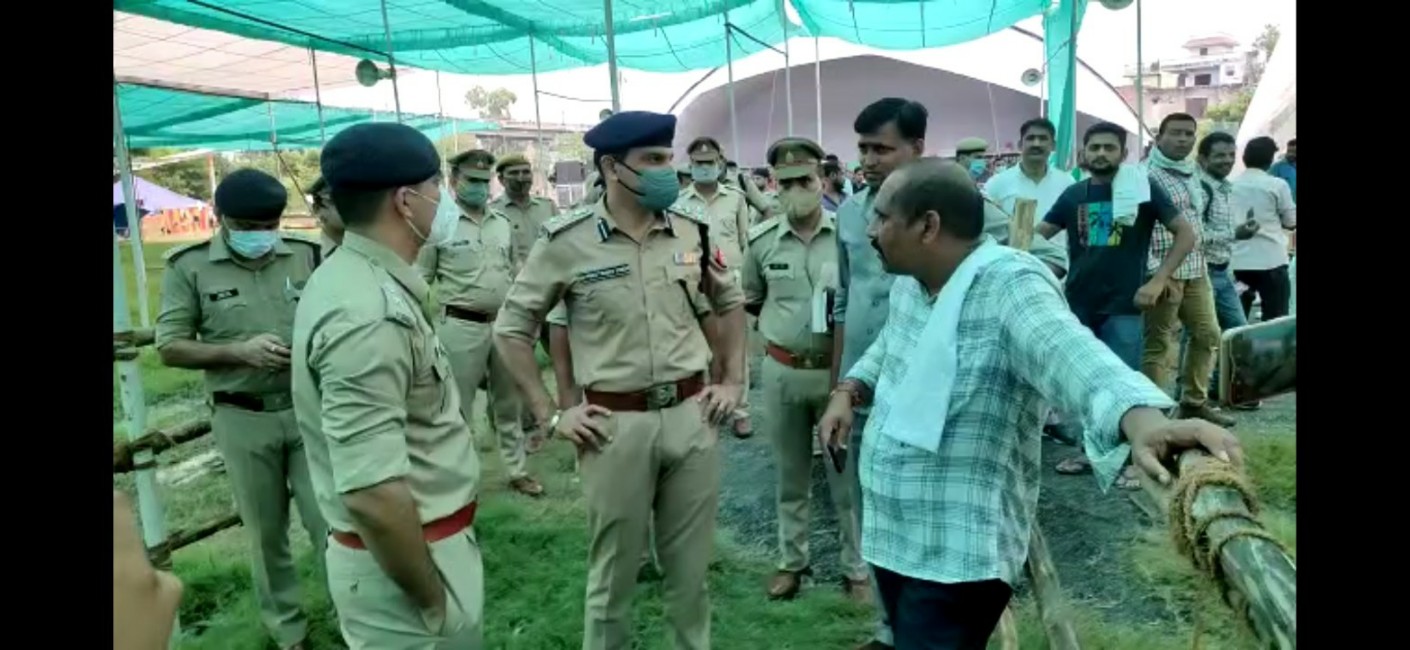 किसान महापंचायत से पहले ही मुज़फ्फरनगर जनपद हुआ छावनी में तब्दील