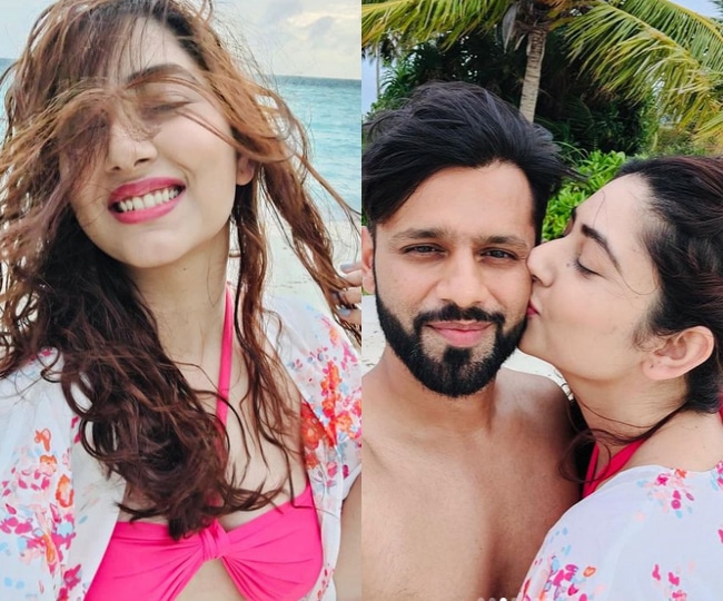 दिशा परमार का hot अंदाज़ - उस पर राहुल वैद्य का ShirtLess अवतार