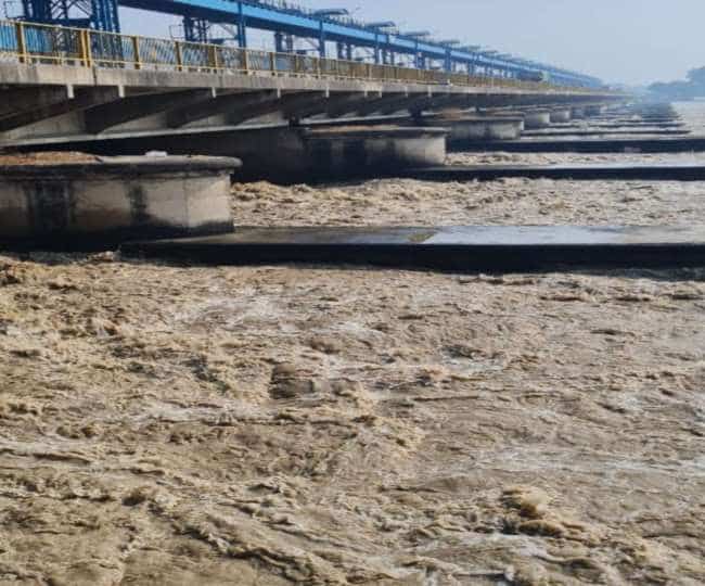 गंगा का जलस्तर अपने शबाब पर,  गंगा के बढ़े जलस्तर से खादर क्षेत्र की बढ़ी समस्याएं ।