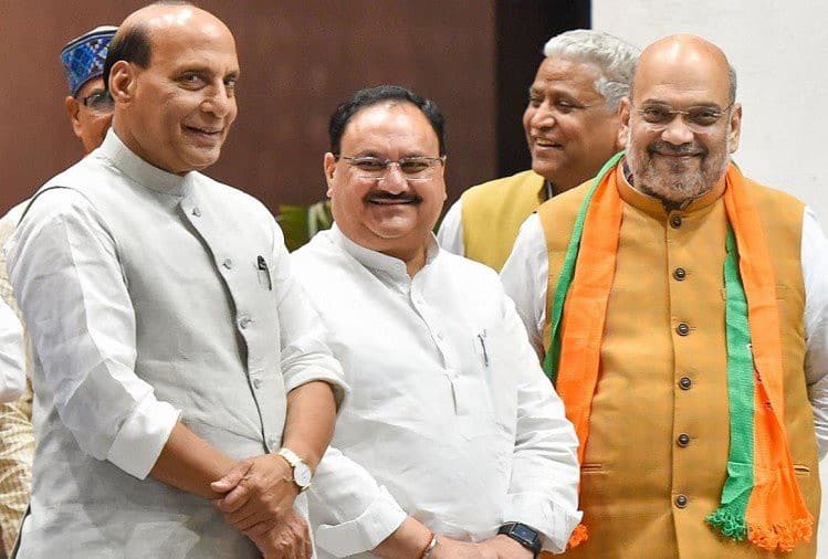 भाजापा&nbsp;की विजय संकल्प यात्रा&nbsp;में नड्डा,शाह ,और राजनाथ सिंह, मोदी भी शामिल |