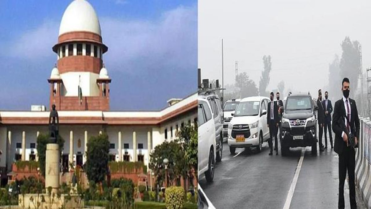 पीएम मोदी की सुरक्षा चूक मामले में सुप्रीम कोर्ट से बोले सॉलिसिटर जनरल 'पुलिसवाले प्रदर्शनकारियों के साथ चाय पी रहे थे'