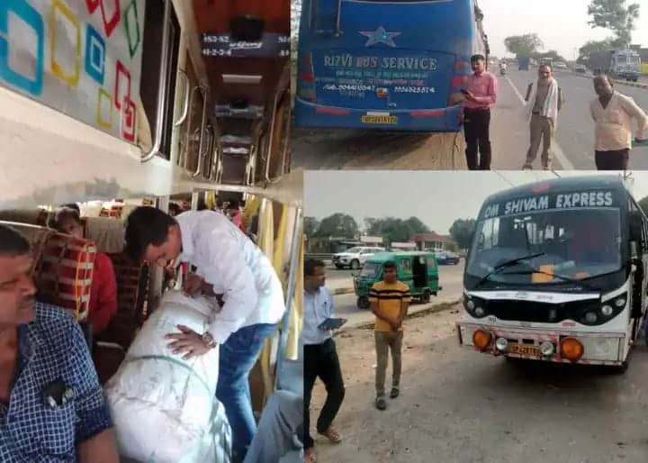 यूपी के इन मार्गो पर की गई बसों की चेकिंग, जाने कारण