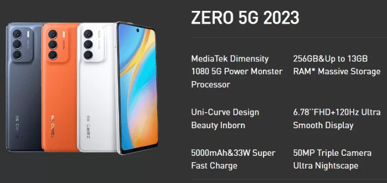 Infinix Zero 5G 2023 स्मार्टफोन हुआ लॉन्च, जाने कीमत और फीचर्स