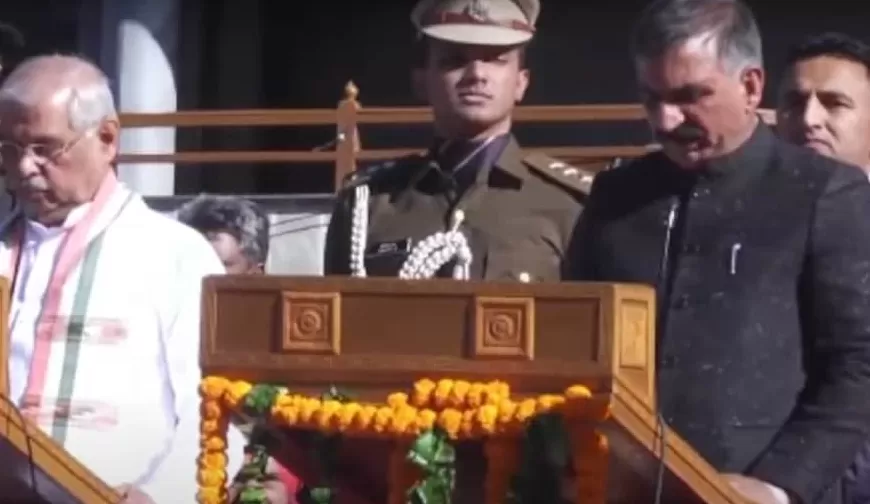 हिमाचल के नए मुख्यमंत्री सुखविंदर सिंह सुक्खू और डिप्टी सीएम मुकेश अग्निहोत्री ने ली शपथ, शामिल हुए कांग्रेस के दिग्गज नेता
