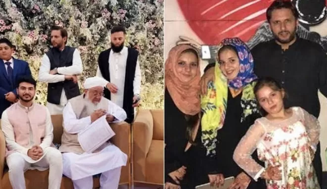 शाहिद अफरीदी के बेटी अक्सा का निकाह नासिर खान के साथ हुआ, वीडियो हो रहा वायरल