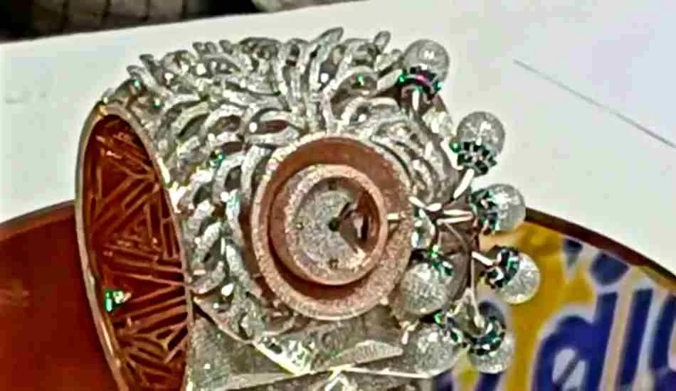 इस घड़ी में जड़े हैं 17524 हीरे, गिनीज़ बुक ऑफ वर्ल्ड रिकॉर्ड में हुई दर्ज