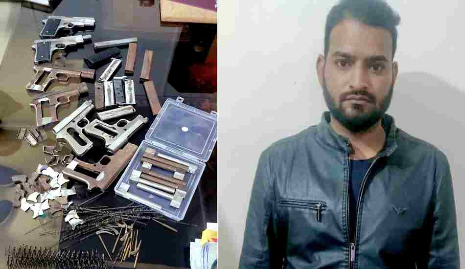  घर में खोल रखी थी पिस्टल की अवैध फैक्ट्री, एसटीएफ और पुलिस ने किया खुलासा 