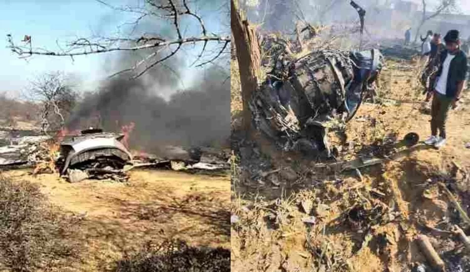 हवा में टकराए सुखोई और मिराज फाइटर विमान, एक MP में गिरा तो एक राजस्थान में....