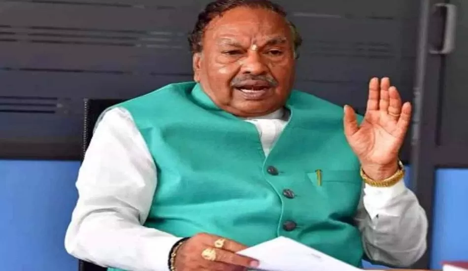 चुनावी राजनीति से KS ईश्वरप्पा ने लिया संन्यास, जेपी नड्डा को लिखी ये बात...