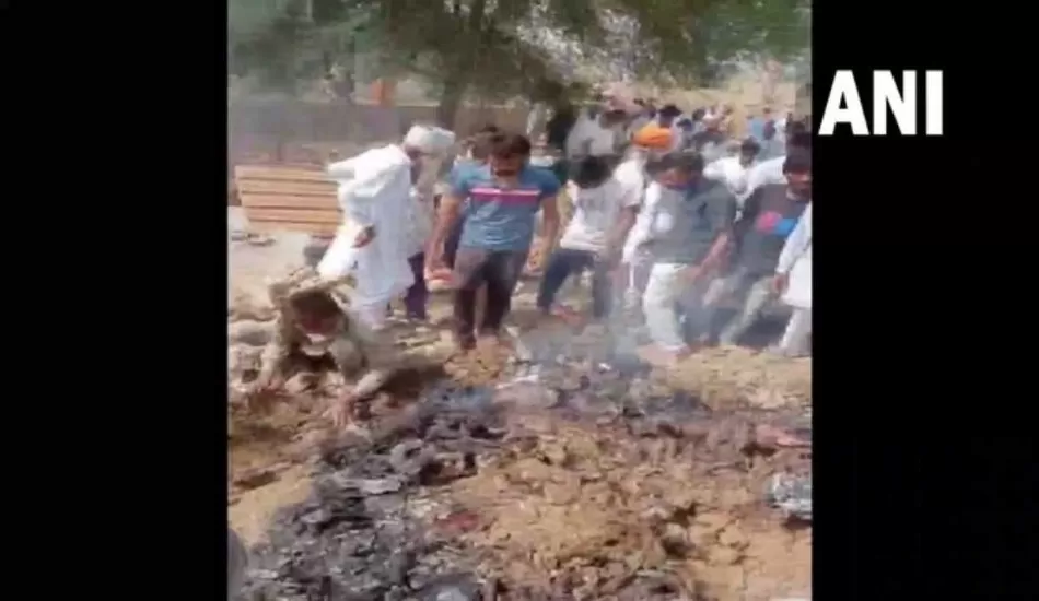 मकान पर मिग 21 फाइटर जेट गिरा, 3 की मौत, 3 घायल