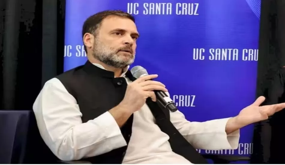 अमेरिका में राहुल गांधी ने कहा, लोगों को धमका रही BJP