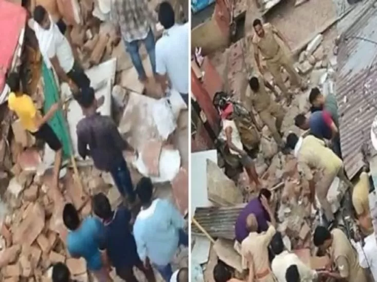 दर्दनाक हादसा: बांके बिहारी मंदिर के पास गिरी दीवार, पांच लोगों की मौत