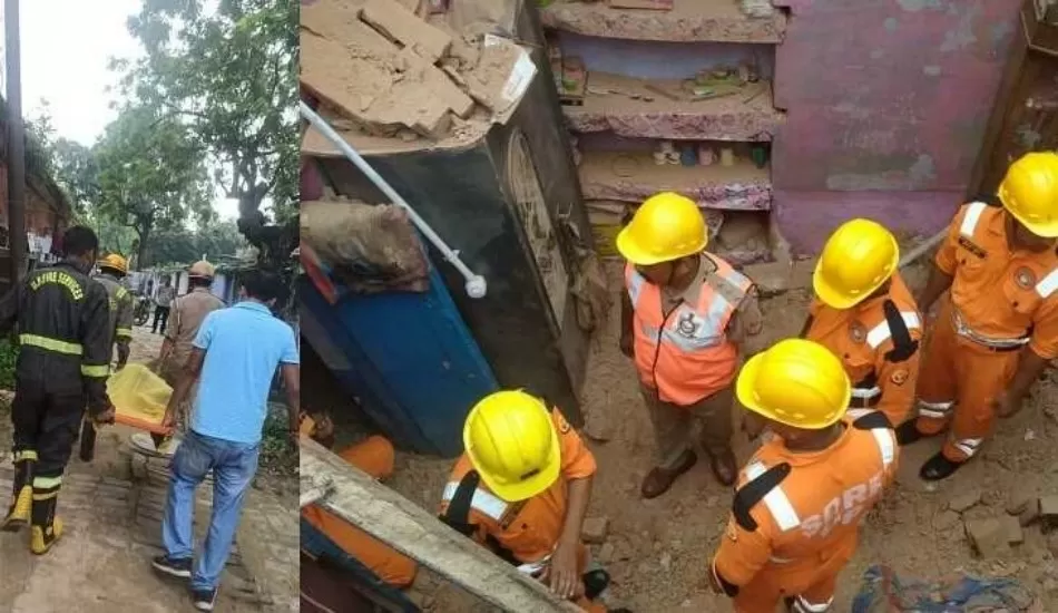 लखनऊ में दर्दनाक हादसा...रेलवे कॉलोनी में मकान था जर्जर फिर भी नहीं कराया खाली, छत ढहने से पांच लोगों की मौत