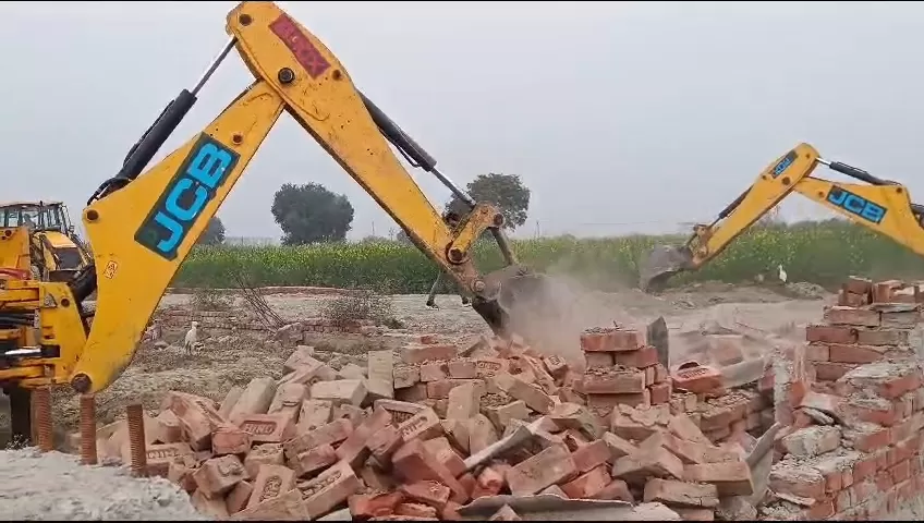 अवैध निर्माणों पर फिर चला एमडीए का बुलडोजर, कई अवैध निर्माण कर दिए ध्वस्त