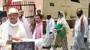 Lok Sabha Election: नामांकन करने पहुंचे अफजाल अंसारी और बेटी नुसरत