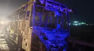 Haryana : श्रद्धालुओं से भरी चलती बस में लगी आग, 10 लोग जिंदा जले