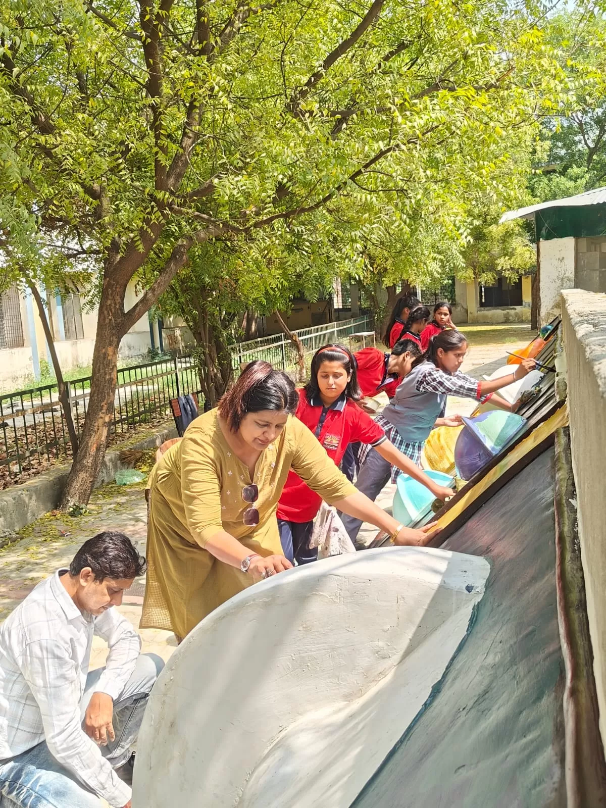 Navachar : केंद्रीय विद्यालय सिख लाइंस में बना पहला ज्योग्राफिकल गार्डन
