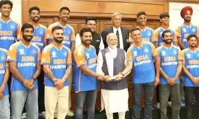 T20 world cup : टी20 वर्ल्ड कप विजेता टीम से मिले पीएम मोदी