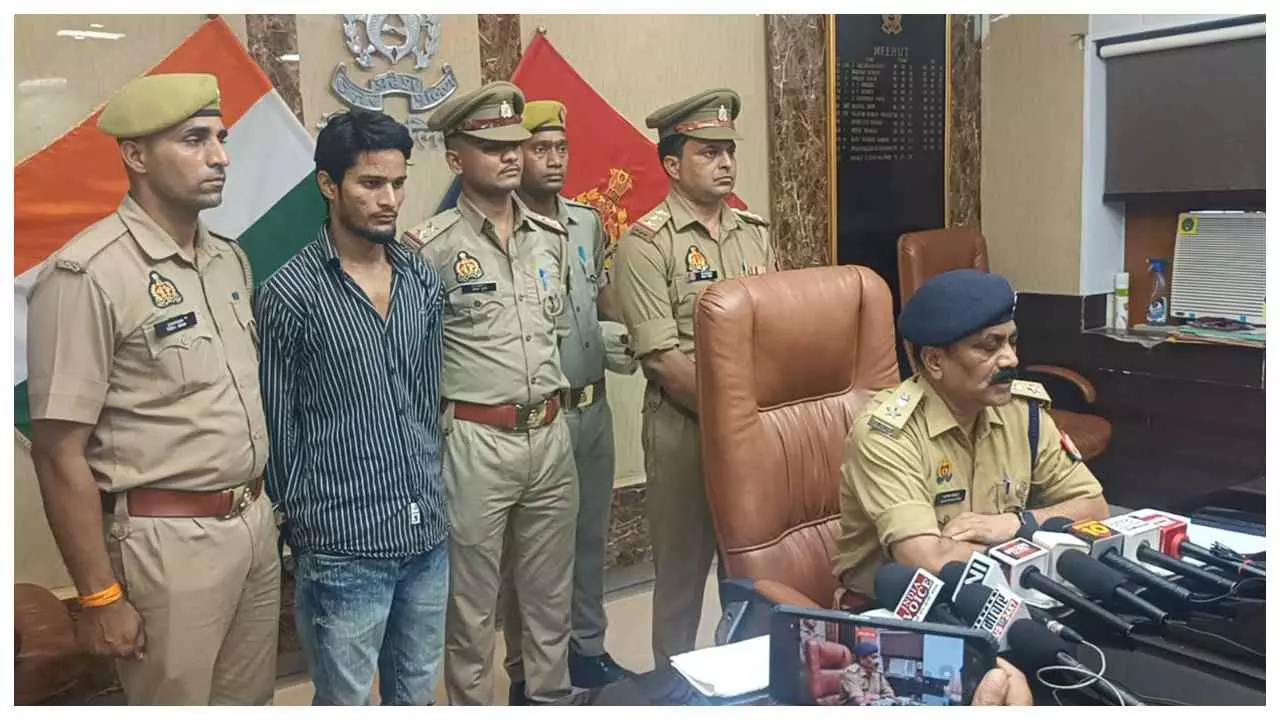 Meerut: सरधना में हुई किशोरी की हत्या का मुख्य आरोपी गिरफ्तार