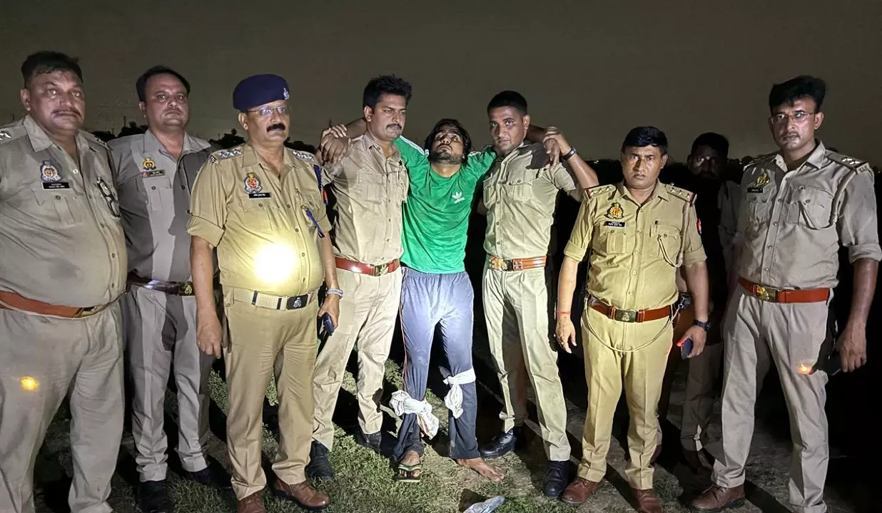 Meerut: मुठभेड़ में पुलिस ने दबोचा हिस्ट्रीशीटर बदमाश