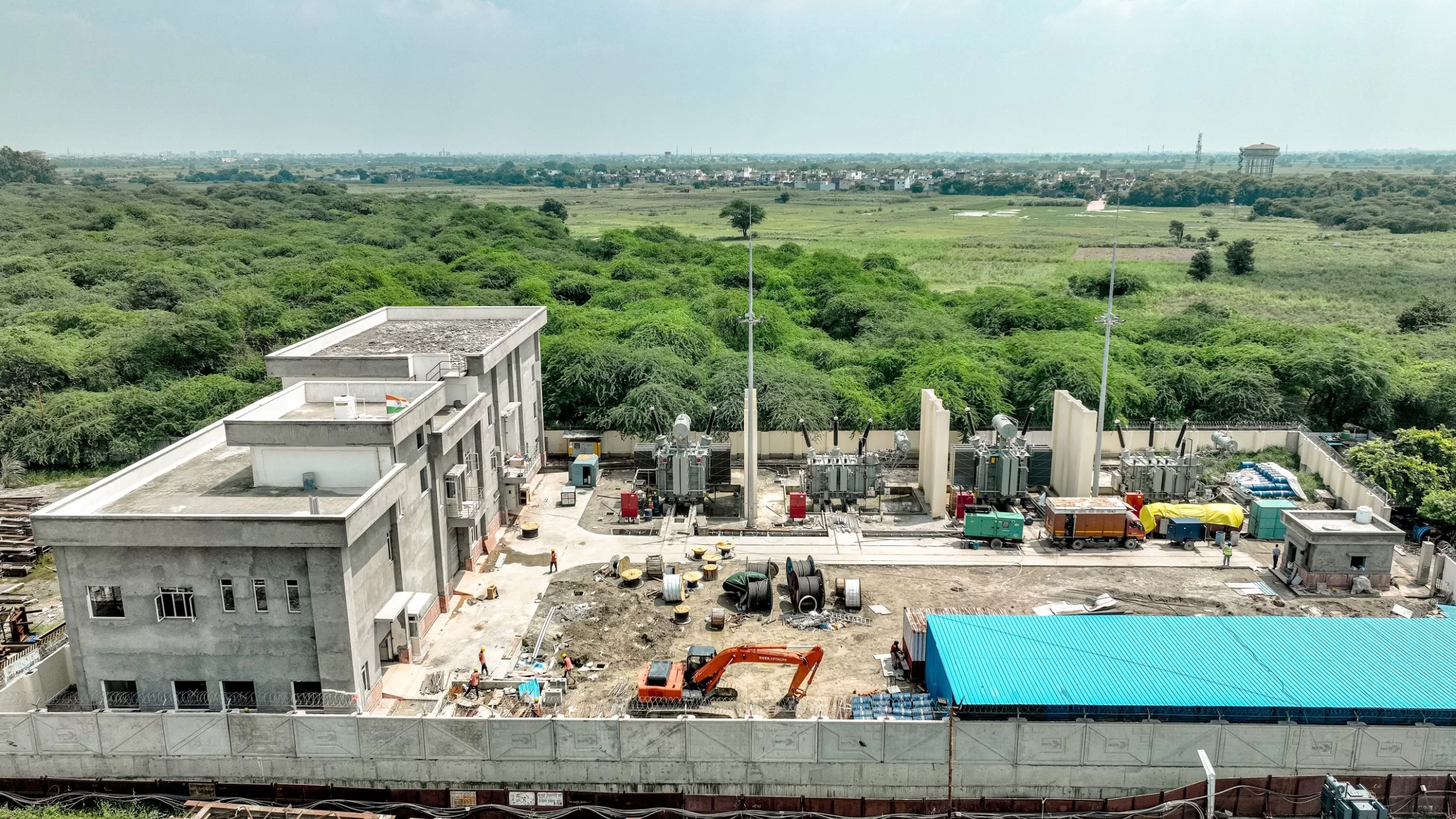 NCRTC: विद्युत आपूर्ति के लिए पहला रिसीविंग सब-स्टेशन शताब्दी नगर में तैयार