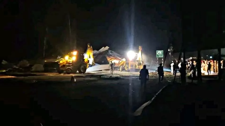शम्भू बार्डर पर पंजाब पुलिस का एक्शन: पक्के मोर्चे को हटाया गया
