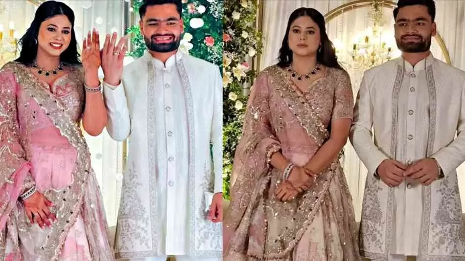 रिंकू सिंह और सांसद प्रिया सरोज ने की सगाई, लखनऊ के फाइव स्टार होटल में हुआ भव्य आयोजन