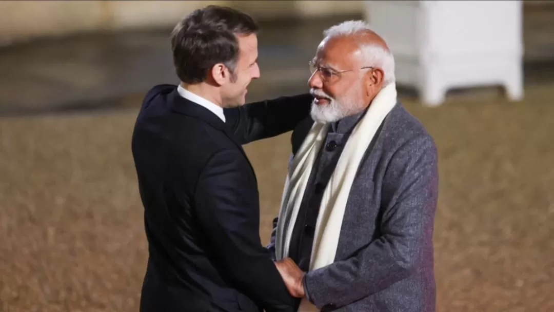 फ्रांस के राष्ट्रपति मैक्रों और पीएम मोदी के बीच यूक्रेन पर चर्चा