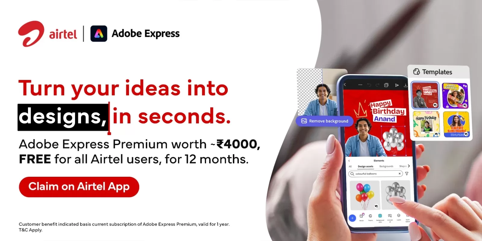 एयरटेल ने रचा इतिहास: 36 करोड़ भारतीयों को Adobe Express Premium मुफ्त, जानिए क्या हैं फायदे