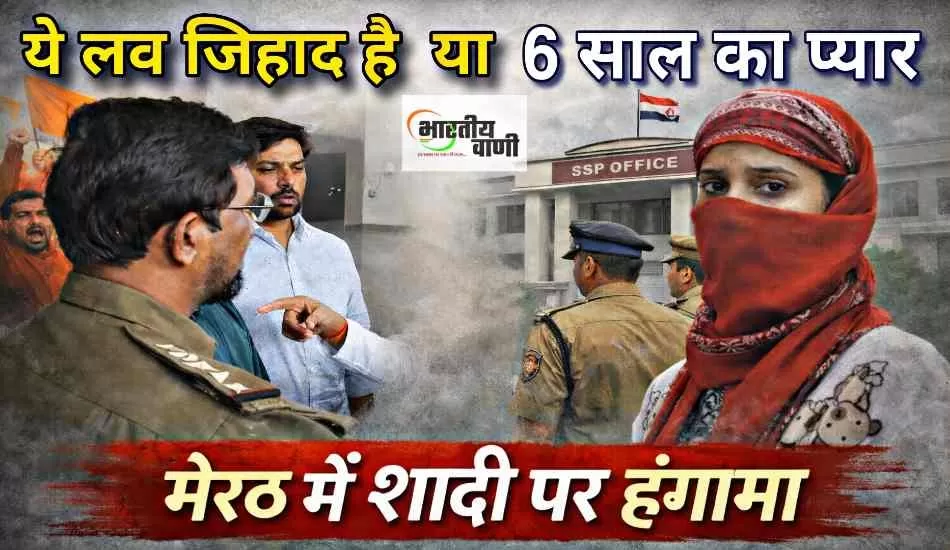 मेरठ में शादी पर बवाल: हिंदू संगठनों के विरोध के बीच युवती का बड़ा बयान, लव जिहाद के आरोपों पर उठे सवाल